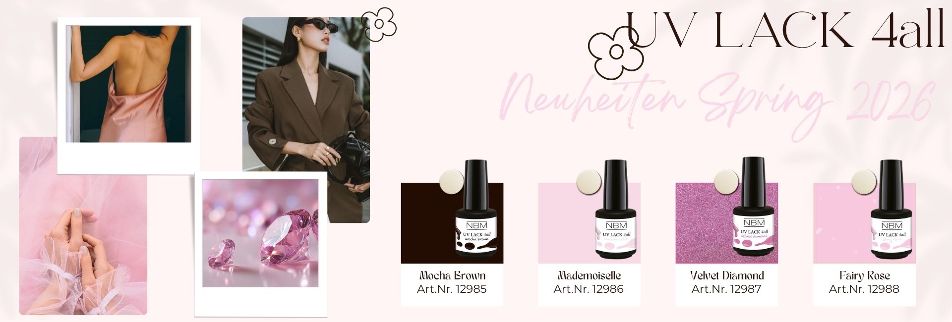 Neue UV Lack4all Farben